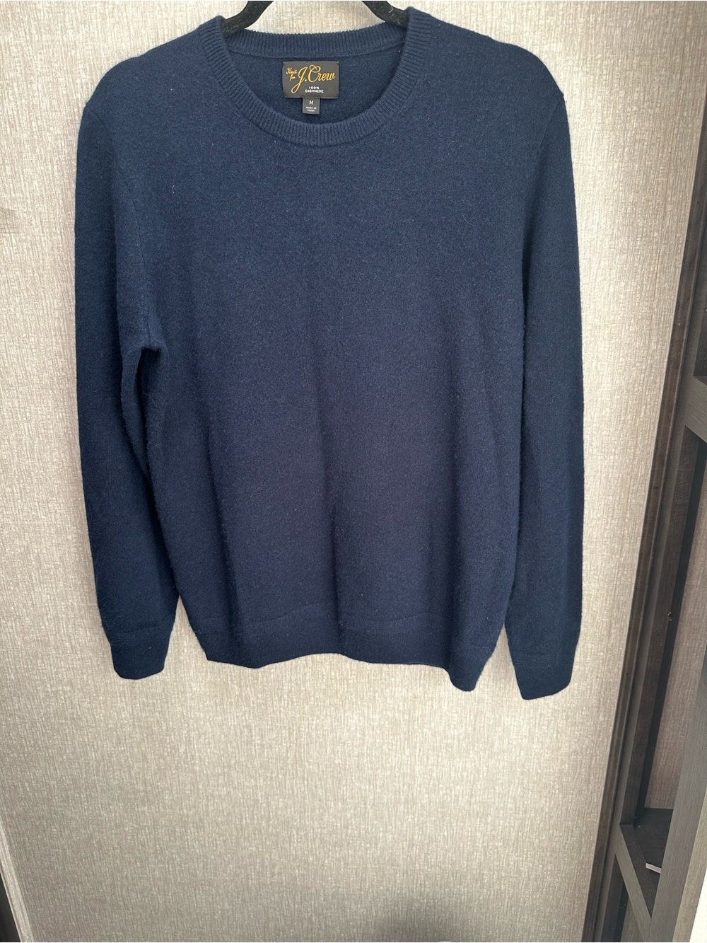 J. Crew women’s  Dark Navy Crewneck Sweater 100% cashmere